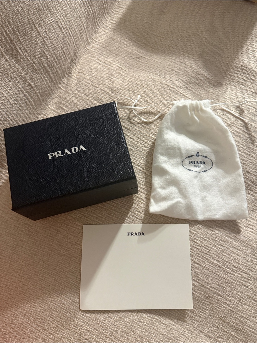 💙 NEW Prada Navy box  with White Dust Bag and Card